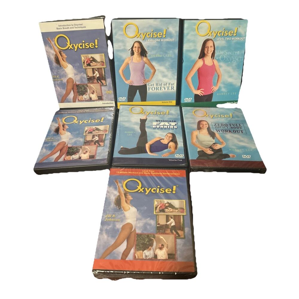Oxycise!: 7 DVD Set: 3 are New & 4 Are MINT Intro Thru Level 6 Workout